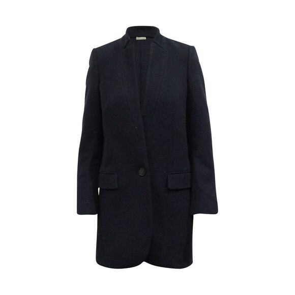 Stella Mccartney Bryce Coat in Navy Wool